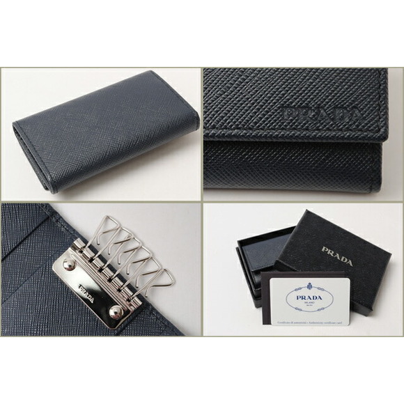 Prada Saffiano Key Baltico Case - Picture 1 of 4